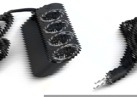 Shelly Power Strip 4 Gen4 - Inteligentna listwa zasilająca - czarna