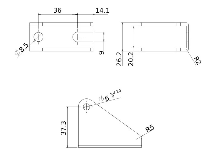 Montagesatz für LAD-Aktuatoren - Elektrobim