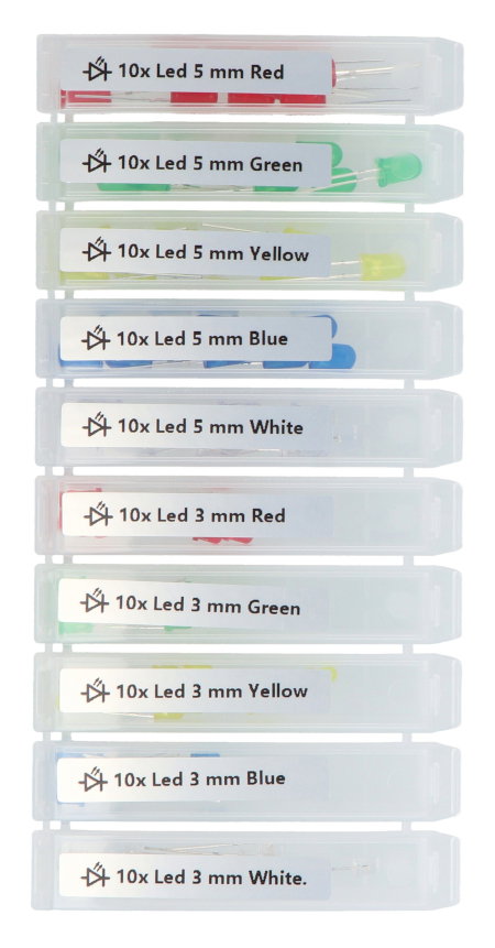 3mm und 5mm LED-Dioden-Set - justPi - 100 Stück.