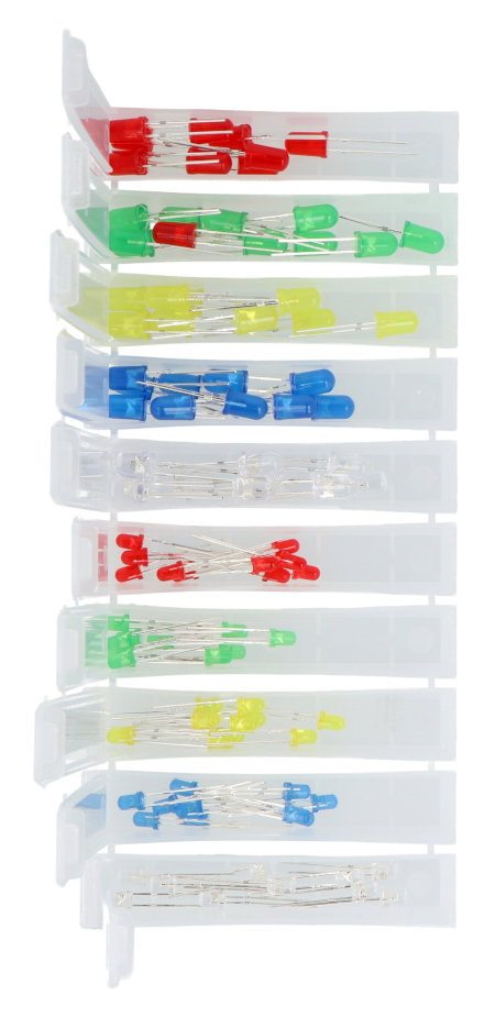 3mm und 5mm LED-Dioden-Set - justPi - 100 Stück.