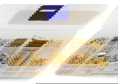 Zestaw śrubek i podkładek dystansowych M2,5 E50 - 120 szt. - justPi