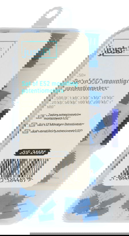 Zestaw potencjometrów montażowych E52 - 50 szt. - justPi