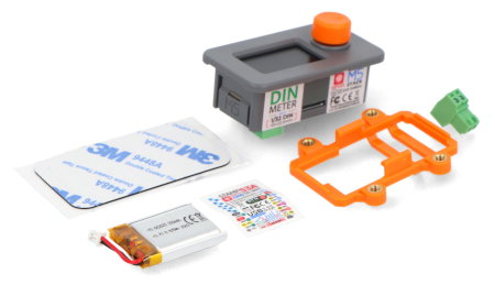 DinMeter v1.1 – 1/32 DIN-Standard-Entwicklungsmodul – M5Stamp S3 – M5Stack K134