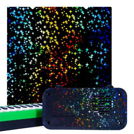 Dwustronna nakładka PET Stars + powlekana PEI na stół roboczy do drukarek 3D Creality K1 Max, Ender-3 V3 Plus - 315 x 310 mm