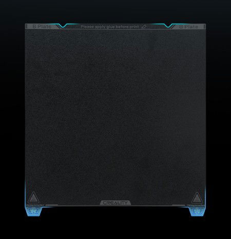 Dwustronna nakładka PET Light Pilla + powlekana PEI na stół roboczy do drukarek 3D Creality - 315 x 310 mm