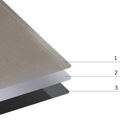 Dwustronna nakładka PEI - gładka + teksturowana - bez naklejki magnetycznej - do drukarki 3D Snapmaker Artisan