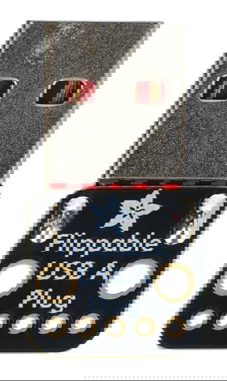 Moduł z dwustronnym wtykiem USB typu A - złącze do płytki stykowej - Adafruit 6001