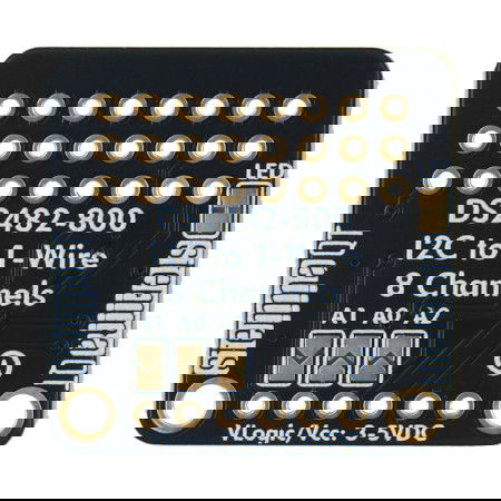 DS2482S-800 - konwerter I2C na 1-Wire 8 kanałów - STEMMA QT / Qwiic - Adafruit 6027