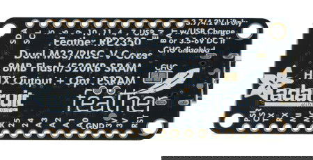 Feather RP2350 - płytka z mikrokontrolerem RP2350 i złączem HSTX - Adafruit 6000