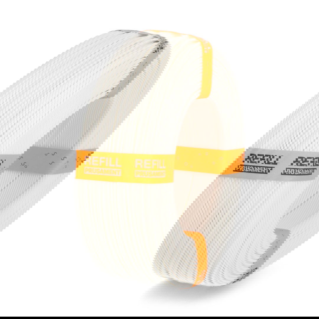 Prusa PLA-Filament-Nachfüllpackung 1,75 mm 0,9 kg – Reinweiß NFC