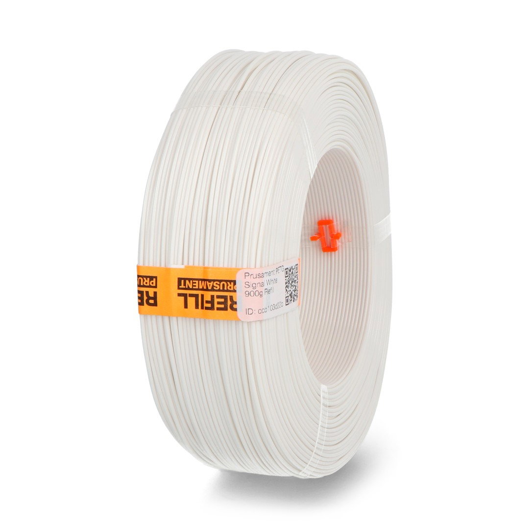 Prusa Filament Refill PETG 1,75 mm 0,9 kg - Signalweiß NFC