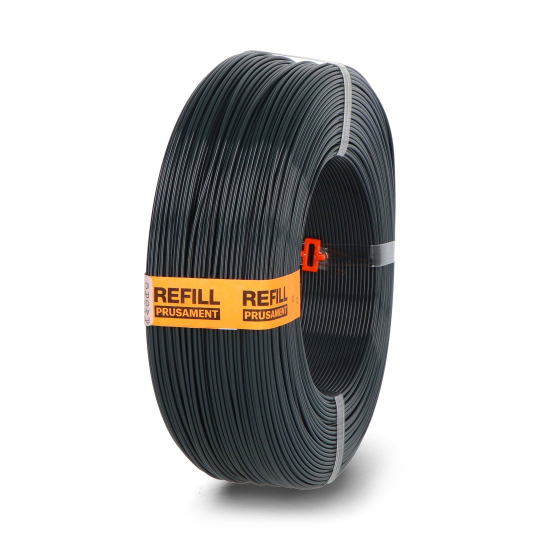 Prusa Filament Refill PETG 1,75 mm 0,9 kg – Anthrazitgrau NFC