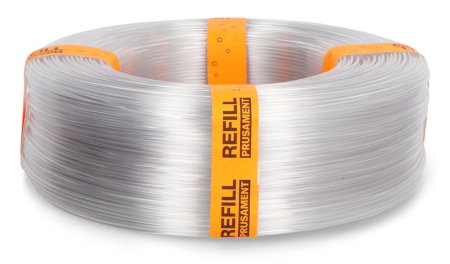 Prusa Filament Refill PETG 1,75 mm 0,9 kg - Transparent NFC