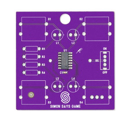 Simon says game - zestaw edukacyjny do nauki lutowania - Attiny404 - Soldered 333141