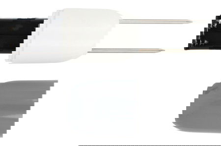 Specyfikacja techniczna czujnika Protokół komunikacyjny: WiFi 2,4 GHz Zakres pomiaru temperatury: od -5°C do 60°C Dokładność temperatury: ±1°C Zakres pomiaru wilgotności: od 0% RH do 100% RH Dokładność wilgotności: ±3% (od 0% do 50%), ±5% (od 50% do 100%) Zasięg transmisji: do 30 m w otwartej przestrzeni Wodoodporność: IP67 Zasilanie: 3x bateria AA 1,5 V (brak w zestawie) Pobór prądu w spoczynku: <15 μA Wymiary: 180 x 48 mm, sondy: 60 mm Masa: 80 g Zawartość zestawu 1x Zewnętrzny czujnik temperatury i wilgotności gleby WiFi WTHSG1