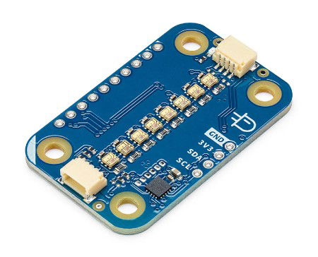 Arduino Modulino Pixels - moduł 8 diod LED RGB - Qwiic - ABX00109