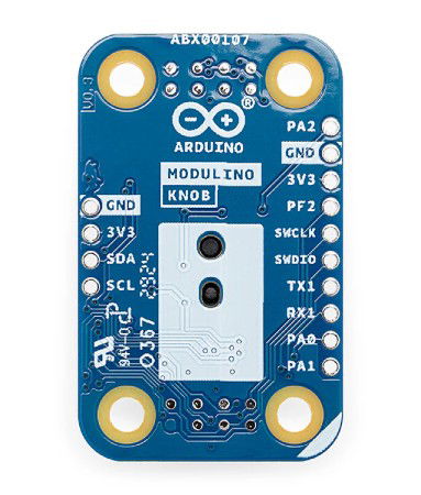 Arduino Modulino Knob - moduł z enkoderem obrotowym i przyciskiem - Qwiic - ABX00107