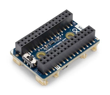 Arduino Nano Connector Carrier - płytka rozszerzeń Qwiic / Grove / microSD - ASX00061 