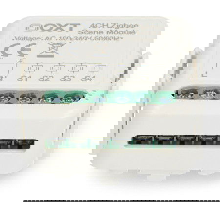 Tuya - 4-kanałowy mini sterownik scen ZigBee - 12 akcji - 230 V - OXT T254