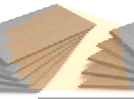 Płyta HDF surowa - 6 mm - 160 x 160 mm - 5 szt.