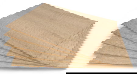 Płyta HDF sonoma - 3 mm - 210 x 297 mm - 5 szt.