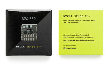 Nicla Sense Env - moduł czujników środowiskowych do Arduino Portenta / MKR - Arduino ABX00089