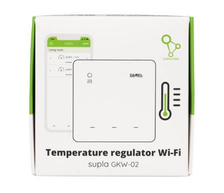 Zamel Supla GKW-02 - sterownik ogrzewania - WiFi - aplikacja Android / iOS - biały