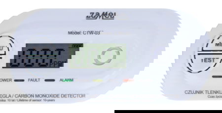 Czujnik tlenku węgla bateryjny - Zamel CTW-03