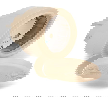 Shelly Outdoor Plug S Gen3 – Intelligente Außensteckdose mit WLAN/Bluetooth/Matter und Energiezähler – Mokka