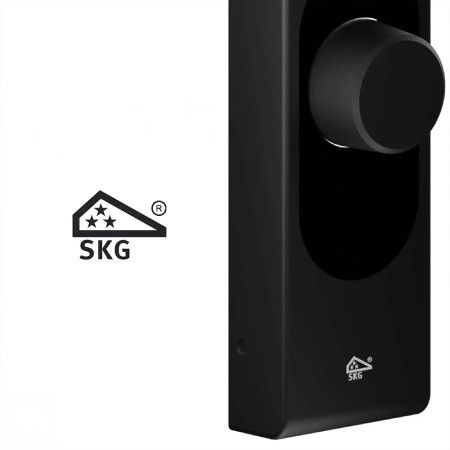 Shelly LOQED Smart Lock - inteligentny zamek do drzwi WiFi / Bluetooth - aplikacja Android / iOS - czarny