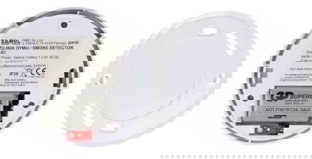 Czujnik dymu bateryjny - Zamel CDB-01