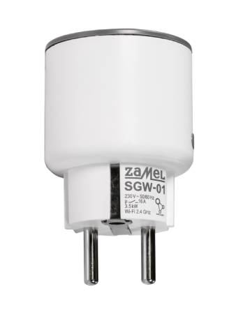 Intelligente WLAN-Steckdose mit Energiemessung – 16 A – Zamel SGW-01