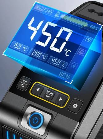 Stacja lutownicza FNIRSI DWS-200 F - 200 W