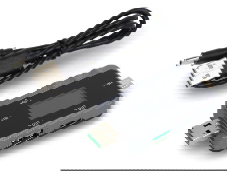 FNIRSI FNAC-28 2-in-1 USB-Tester – Spannungs-, Strom- und Leistungsmesser über USB-A-/USB-C-Anschluss