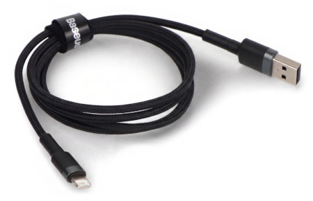 Baseus Cafule USB-A-Lightning-Kabel Grau-Schwarz - 1 m
