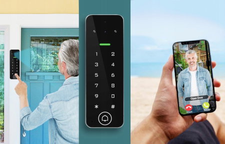 Tuya – Video-Türsprechanlage mit RFID-Zutrittskontrolle und PIN-Code – WLAN – RTX WDV4