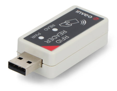 Inveo – RFID-USB-Taschenlesegerät – Einzigartiger 125-kHz-Flash-Speicher