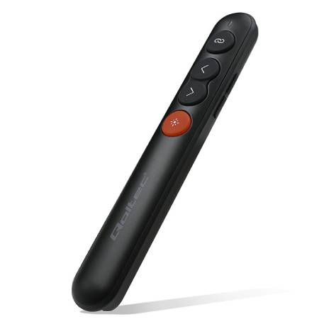 Laserpointer – 4-in-1-Präsentationsgerät – USB 3.0 – 2,4 GHz – 30 m – Qoltec 50631