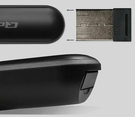 Laserpointer – 4-in-1-Präsentationsgerät – USB 3.0 – 2,4 GHz – 30 m – Qoltec 50631