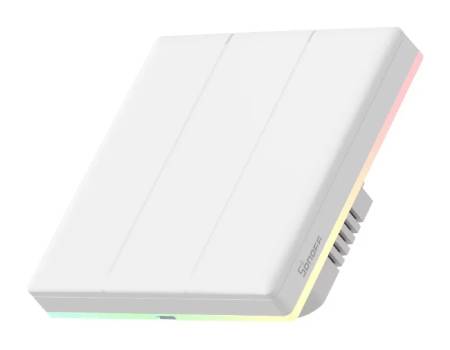 Sonoff TX T5 3C – Intelligenter Touch-WLAN-Wandschalter – 3-Kanal – Weiß