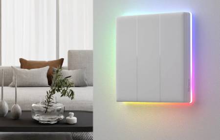 Sonoff TX T5 3C – Intelligenter Touch-WLAN-Wandschalter – 3-Kanal – Weiß