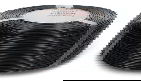 Rosa3D Nachfüllpackung PCTG-Filament 1,75 mm 1 kg – Schwarz