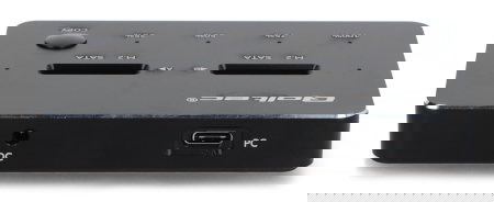 Dockingstation für 2x SSD M.2 SATA NGFF-Laufwerke - USB Typ C - Qoltec 50310