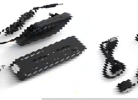 Dockingstation für 2x SSD M.2 SATA NGFF-Laufwerke - USB Typ C - Qoltec 50310