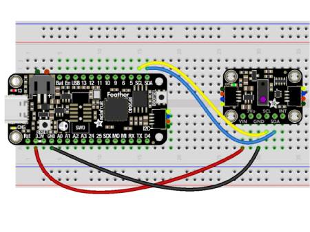 VCNL4200 – Infrarot-Distanz- und Lichtintensitätssensor ALS – STEMMA QT / Qwiic – Adafruit 6064