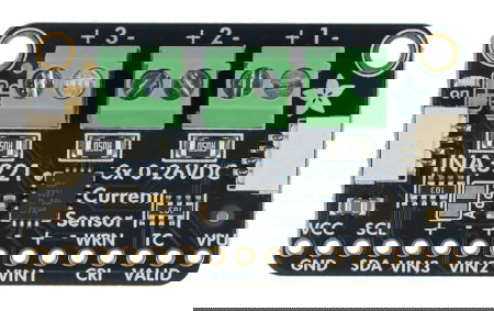 INA3221 – Strom- und Spannungssensor 0–26 V DC 3,2 A – 3-Kanal – I2C – STEMMA QT / Qwiic – Adafruit 6062