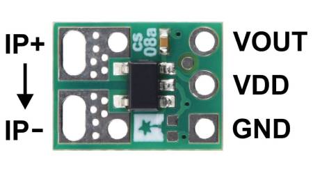 Stromsensor ACS37041KLHBLT-010B3 -10 A bis +10 A - Pololu 5440