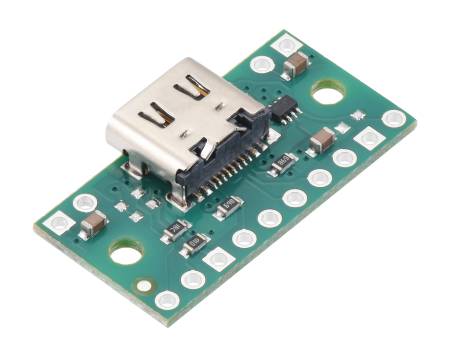 USB-Typ-C-Stromanschluss mit TPS2116-Multiplexer – usb09b – Pololu 3729