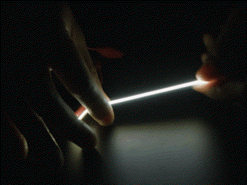 Flexibles LED-Filament mit einem Ende – flexibler LED-Streifen – 3 V, 128 mm