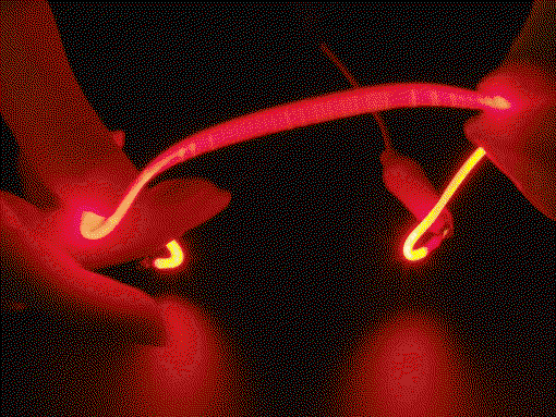 Flexibles LED-Filament – Nudelförmiger, flexibler LED-Streifen – 3 V, 130 mm